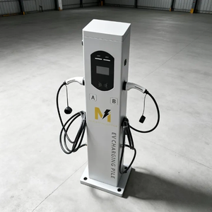 Cargador de Vehículos Eléctricos de Alta Eficiencia con Doble Pistola AC, Estación de Carga para Estacionamientos Comerciales y Comunidades Residenciales, <span class=keywords><strong>Electrolinera</strong></span> - Product Image 3