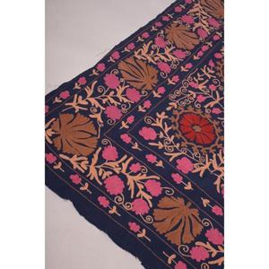 ผ้าห่มกันธาซูซานีวินเทจ ทำมือ ผ้าฝ้าย 100% ปักลายดอกไม้ เป็นมิตรกับสิ่งแวดล้อม ซักได้ สไตล์โบโฮ ผ้าคลุมเตียงอินเดีย - Product Image 4