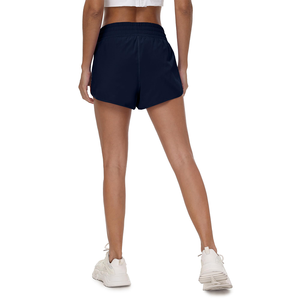 Pantalones Cortos Deportivos Transpirables de Lona Vintage para Mujer, Cintura Media con Cordón, Nailon/Algodón, Elásticos, para Gimnasio, de Pakistán - Product Image 2