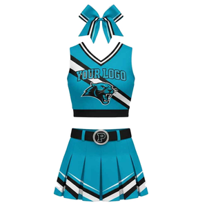 Costume d'entraînement respirant en polyester 100 %, modèle surdimensionné, dernier design, le plus vendu chez Solid Traders, uniforme de cheerleading par sublimation - Product Image 6