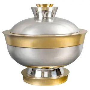 หม้อตุ๋นสแตนเลสอย่างดี รุ่นฮอตเคส |   หม้อเสิร์ฟพรีเมียมสำหรับแกง ข้าว และอาหารต่างๆ - Product Image 1