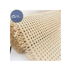 แผ่นหวายธรรมชาติแบบหนา ลายบัวสีน้ำเงิน ขายดี - Product Image 1
