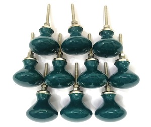 Modern Handmade Ceramic Cabinet and <b>Cupboard</b> Door Knobs <b>Small</b> Size Colorful Designs Kitchen Use - Product Image 2