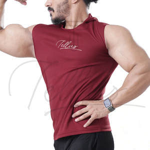 Débardeurs pour hommes personnalisés avec logo imprimé, décontractés, respirants, à séchage rapide, sans manches, pour la salle de sport, la course à pied et l'entraînement - Product Image 3