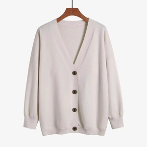 เสื้อคาร์ดิแกนผู้ชาย คอวี ไหล่ตก ติดกระดุม กันยับ ผ้าหนา อุ่นพิเศษ สำหรับฤดูหนาว - Product Image 3