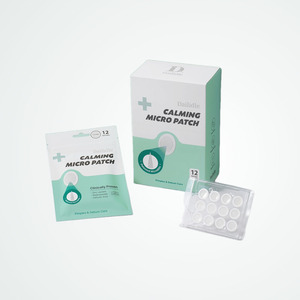 Mascarilla facial en lámina Dailydeul Calming Micro Patch 4mg x 12 Parches 10 Unidades 1 Caja, mascarilla facial en lámina con Pantenol - Product Image 3