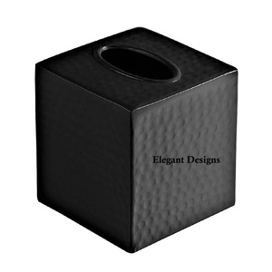 Caja de pañuelos de diseño antiguo hecha a mano, cubierta de pañuelos clásica India galvanizada, calidad superior, asequible, la mejor caja de pañuelos - Product Image 5