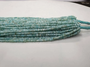 ลูกปัดลาริมาร์เหลี่ยมเพชรพลอยเกรดสูง AAA - Product Image 4