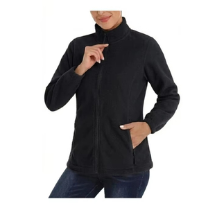 Sudadera con capucha y cremallera de doble costura de alta calidad para mujer, ropa deportiva duradera - Product Image 1