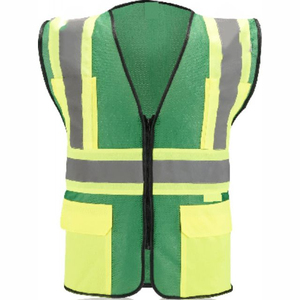 เสื้อกั๊กนิรภัยแบบ LED สะท้อนแสงกันน้ำ Ansi Class 1 EN ISO 20471 Class 2มองเห็นได้ชัดเจน - Product Image 5