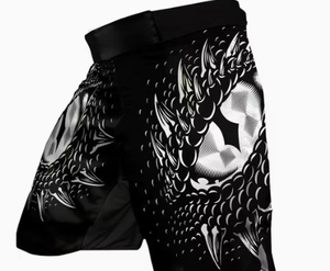 Pantalones Cortos de Entrenamiento de Artes Marciales Mixtas BJJ Unisex, Impresión Digital, Transpirables, de Secado Rápido, Poliéster/Algodón, Corte Regular, para Adultos - Product Image 1