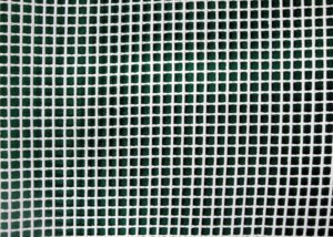 CT0007 Latch hook canvas double twisted weave White Mesh Fabric Plain Dyed Woven Grid Pattern <b>Green</b> Background - Product Image 1