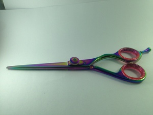 7.5 Inch Mini Japanese 440C Barber Beard Nose Hair <b>Shears</b> Small Scissors Stainless Steel Professional Beauty Salon Use - Product Image 5