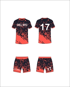 Maillots de football personnalisés et tenues de soccer - 100% polyester respirant, léger, séchage rapide, manches courtes pour hommes et femmes - Product Image 5