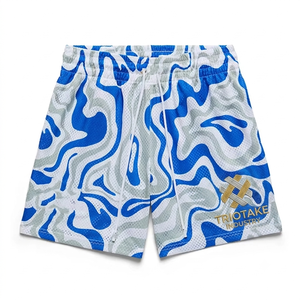 custom design logo <b>mens</b> mesh sublimation shorts <b>top</b> trending customized logo design shorts for <b>men</b> Made by TRIOTAKE INDUSTRY - Product Image 1