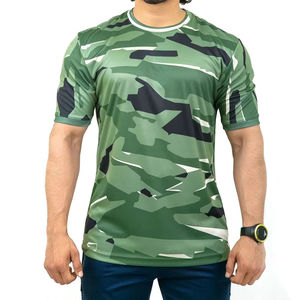 T-shirt de sport camouflage pour homme, été, décontracté, léger, respirant, style streetwear, fabrication OEM - Product Image 5