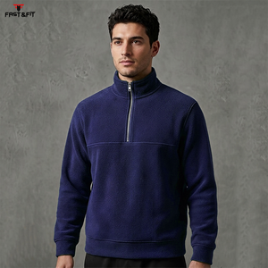 Veste polaire en sherpa camouflage formelle avec logo personnalisé pour homme, imperméable, coupe-vent, fermeture éclair, pour l'extérieur - Product Image 1