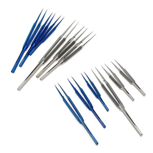 Pinzas Microquirúrgicas Oftálmicas de Titanio y Acero Inoxidable para Microcirugía 11cm 18cm de amrid surgical - Product Image 1