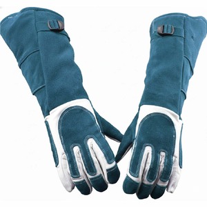 Gants de soudage en cuir industriel de qualité supérieure, résistants à la chaleur, pour soudeurs et travaux de fabrication métallique - Product Image 2