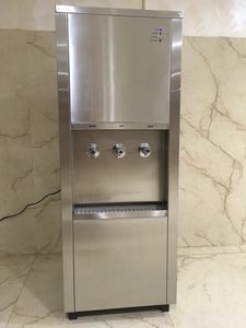 Dispensador de Agua Independiente de Acero Inoxidable, Enfriador de Agua Fría y Caliente, Dispensador de Bebidas de Pie para Oficina - Product Image 2