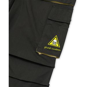 Pantalon de jogging pour homme en toile de polyester, à déchirure facile, avec boutons-pression latéraux, taille élastique, respirant, style streetwear, OEM en gros - Product Image 5