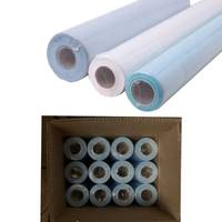 Rouleau de papier jetable pour table de podologie, housse de protection en PE pour les cliniques de soins des pieds