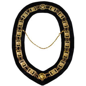 Wholesale Price Gold and Silver Jewel Masonic Degree Chain Collars Regalia <b>Sew</b>-On Embroidered Badges - Product Image 4