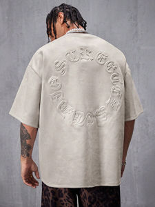 Camiseta Vintage para Hombre con Logotipo Personalizado en Relieve, Personalización Completa a Precio Económico, Todos los Logotipos Personalizados - Product Image 2