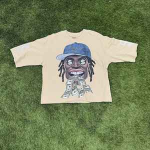 เสื้อยืดสตรีทแวร์แฟชั่นผู้ชายสั่งทำพิเศษ พิมพ์ลายสกรีน ผ้าฝ้าย 100% เสื้อยืดลำลองทรงโอเวอร์ไซส์สำหรับผู้ชาย - Product Image 6