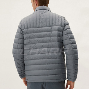 Veste matelassée personnalisée avec logo OEM, best-seller, chaude, couleur unie, en duvet - Product Image 4