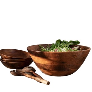 Nouveau Design Métal Mangue En Bois De Haute Qualité Bol À Fruits Simple Naturel Poli Mariage Utilisé Bol De Service - Product Image 1