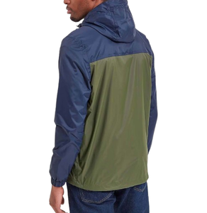 High Quality Custom Logo Windbreaker Rain <b>Jacket</b> for <b>Men</b> Waterproof <b>Lightweight</b> <b>Summer</b> Season Plus Size Color Block Design - Product Image 1