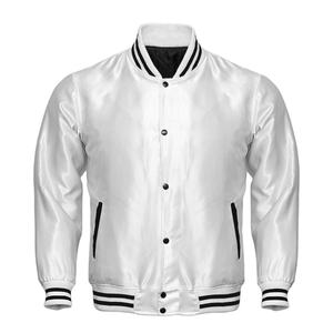 Chaquetas Varsity Personalizadas para Hombre, Nueva Moda, Estampado de Carreras, Cuello Alto de Lana, Bordado Chenille, Estilo Urbano - Product Image 1