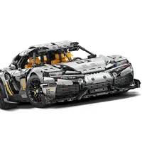 Moyu Block Specter, Coche Deportivo a Escala 1:8, Juego de Bloques de Construcción de Plástico, 3508 Piezas, Rompecabezas de Alta Dificultad, Juguete Estático con Control Remoto