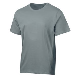 Camiseta Unisex de Cuello Redondo 100% Algodón 180g, Suministro de Fábrica al Por Mayor, Logotipo Bordado Personalizado, Impresión por Transferencia de Calor, Color Sólido - Product Image 3