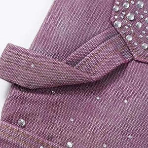 กางเกงยีนส์ขาสั้นผู้ชายสไตล์ลำลองแนวสตรีทแฟชั่นประดับเพชร คอลเลคชั่นใหม่มาแรง คุณภาพสูง ขนาดสั่งทำได้ สำหรับฤดูร้อน - Product Image 5