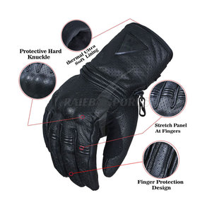 Nouveaux gants de moto sur mesure en cuir véritable, design personnalisé, à bas prix - Product Image 3