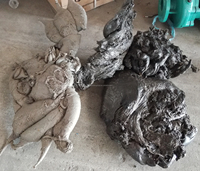 Broyeur de plastique dur en HDPE et PP pour le recyclage des déchets plastiques, broyeur à un seul arbre