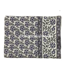 ผ้าปูเตียงดีไซน์ขายส่ง,พรมมีศิลปะ2ชิ้นปลอกหมอนผ้าฝ้ายเตียงขนาดบล็อกมือพิมพ์ชุดผ้าคลุมเตียง - Product Image 1