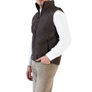 Men Insulated Puffer Vest Winter Sleeveless Quilted Jacket Warm Lightweight Body <b>Warmer</b> Outdoor OEM Supplier - Product Image 5
