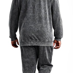 Men Acid Wash Slim Fit Cotton <b>Polyester</b> <b>Tracksuit</b>-Customized Designs High Quality - Product Image 4