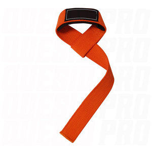 WEIGHT LIFTING <b>STRAPS</b> ORANGE NEOPRENE PADDED WRIST SUPPORT <b>STRAPS</b> HEAVY DUTY GYM LIFTING GRIP ASSIST HOOK POWER TRAINING FITNESS - Product Image 5