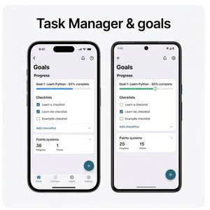 Application RoyalCraft Productivity Booster – Outils de concentration, gestion des tâches, suivi des objectifs et de l'efficacité quotidienne IOS/Android/Linux/Mac - Product Image 2