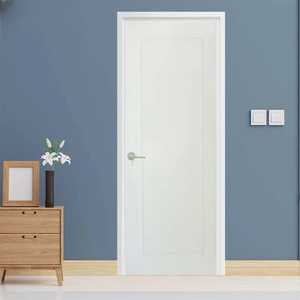 Porte coulissante en bois composite écologique, imperméable, insonorisée, moderne, minimaliste, revêtue de PVC, entrée, bureau, chambre à coucher - Product Image 2