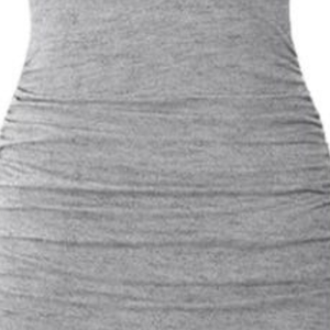 Robe Midi Personnalisée Sigma Gamma Rho pour Femme, Logo de Sororité Grecque, Manches Courtes, Col Rond, Froncée, Moulante, Décontractée, pour Soirée, Vêtement Féminin - Product Image 4