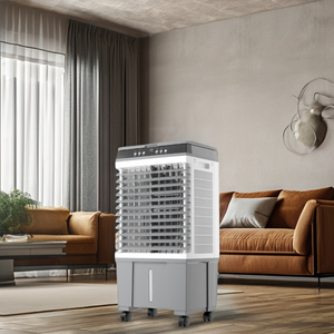 Ventilateur de refroidissement à air évaporatif numérique portable 20L en plastique à 3 vitesses pour <span class=keywords><strong>garage</strong></span> et extérieur - Product Image 4