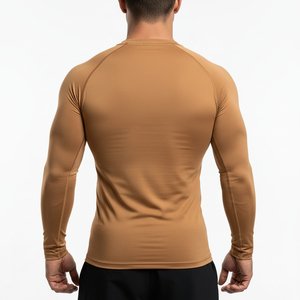 <b>Men</b> Lightweight Rashguard <b>Top</b> UV Protection Stretch Fitness <b>Swim</b> Shirt OEM Wholesale Apparel - Product Image 2