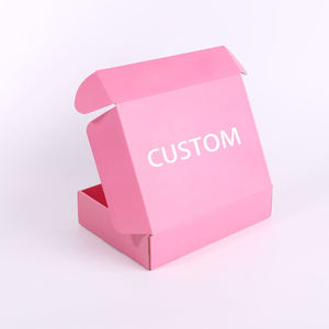 Recyclable Eco-Friendly Corrugated <b>Foldable</b> Gift Packaging Custom UV Printed Three Layer Strong 2025 Trending Look Paper <b>Box</b> - Product Image 4