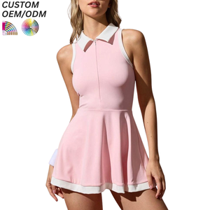 ชุดกีฬาเทนนิส โพลีเอสเตอร์ 100% รับทำโลโก้บนเสื้อและกางเกงขาสั้น แห้งเร็ว ระบายอากาศดี รับผลิตแบบ OEM ODM ขายส่งเสื้อผ้า - Product Image 5