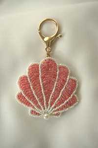 Handmade Decorative Beaded Keychain Colorful Embroidery Key Ring Bag <b>Charm</b> for <b>Handbags</b> Purses Backpacks and Daily Use - Product Image 4